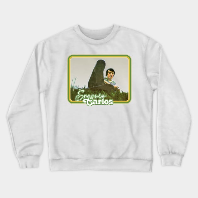 Erasmo Carlos /// Retro Fan Art Design Crewneck Sweatshirt by DankFutura